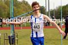 Mens Under-17s Javelin, 2023 North Eastern Track and Field Champs., Middlesbrough Sports Village, Middlesbrough. Photo: David T. Hewitson/Sports for All Pics